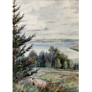 Adelheid von KANNEWURFF (1894-1986), Panorama Ełku, 1932