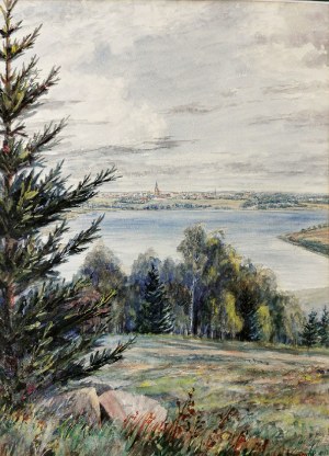 Adelheid von KANNEWURFF (1894-1986), Panorama Ełku, 1932
