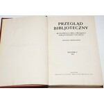 PRZEGLĄD BIBLJOTECZNY. ROCZNIK V-VI/ 1931-1932.