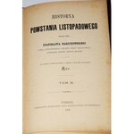 BARZYKOWSKI STANISŁAW - HISTORYA POWSTANIA LISTOPADOWEGO, 1-5 komplet.