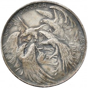 Deutschland, Sachsen, Medaille 100. Jahrestag Völkerschlacht bei Leipzig 1913 (H. Becker/H. Schneider)