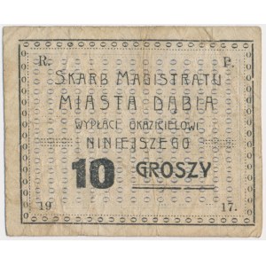 Dąbie, 10 groszy 1917