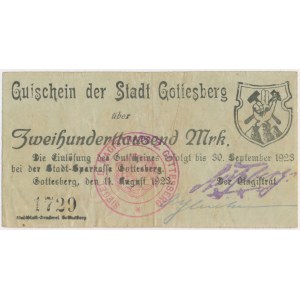 Gottesberg (Boguszów-Gorce), 200.000 mk 1923