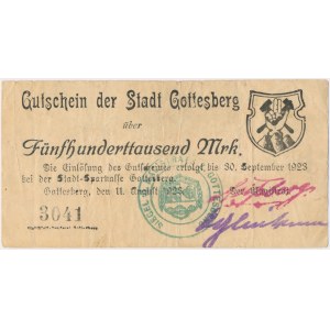 Gottesberg (Boguszów-Gorce), 500.000 mk 1923