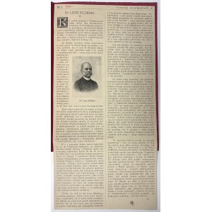 Leon Biliński - notka biograficzna z Tygodnika Ilustrowanego Nr 1900/9