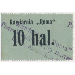 Lwów, Kawiarnia ROMA, 10 halerzy (1919)