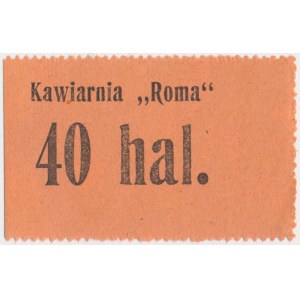 Lwów, Kawiarnia ROMA, 40 halerzy (1919)