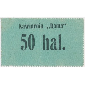 Lwów, Kawiarnia ROMA, 50 halerzy (1919)