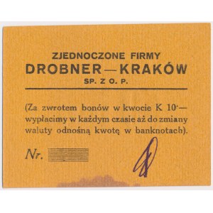 Kraków, Zjednoczone Firmy Drobner, 50 halerzy (1919)