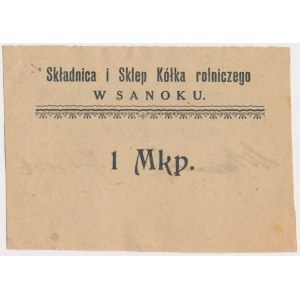 Sanok, Składnica i Sklep Kółka rolniczego, 1 marka (1920)