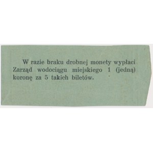 Kraków, Zarząd wodociągu miejskiego, 20 halerzy 1918