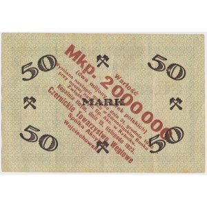 Hoymgrube (Rybnik Niewiadom), 50 mk PRZEDRUK na 2 mln mkp 1921/3