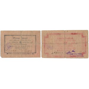 Gostyń, 5 i 10 marek 1919 (2szt)