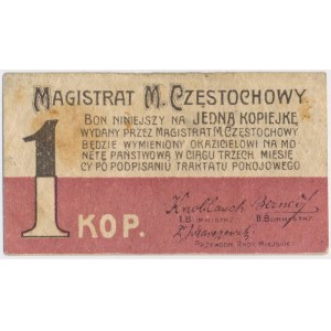 Częstochowa, 1 kopiejka 1916