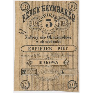 Maków, Bereg Grynbareg, 5 kopiejek 1862