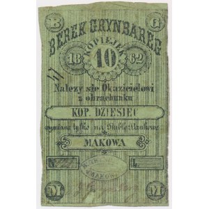 Maków, Bereg Grynbareg, 10 kopiejek 1862