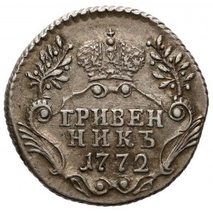 Rosja, Katarzyna II, Griwiennik 1772, Petersburg