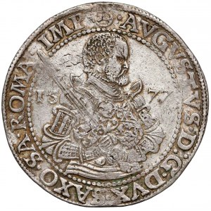 Saksonia, August, Talar 1577 HB, Drezno