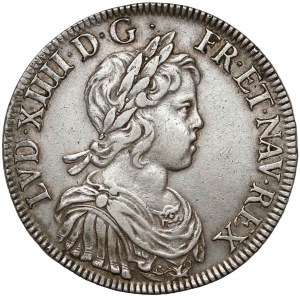 Francja, Ludwik XIV, Ecu 1644 A - Paryż
