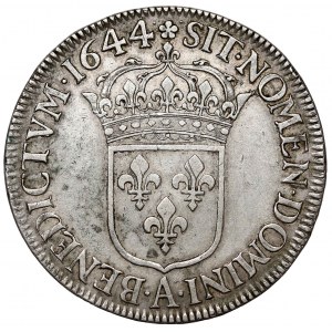 Francja, Ludwik XIV, Ecu 1644 A - Paryż