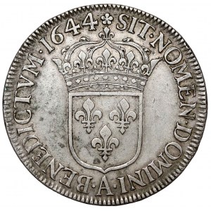 Francja, Ludwik XIV, Ecu 1644 A - Paryż