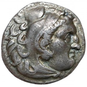 Grecja, Macedonia, Aleksander III Wielki (310-301 p.n.e.) Drachma - Teos