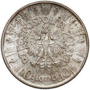 Piłsudski 10 złotych 1934 - urzędowy - piękny