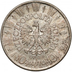 Piłsudski 10 złotych 1938