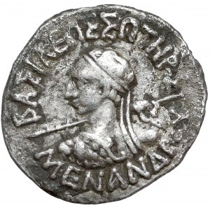 Grecja, Baktria, Menander I (155-130 p.n.e.) Drachma