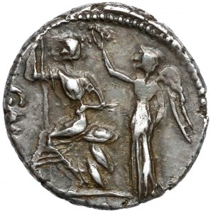 Republika, C. Mall, A. Albinus S.f, L. Metel (90 p.n.e.) Denar