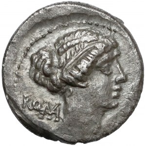 Republika, M. Cato (89 p.n.e.) Denar