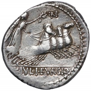 Republika, L. Iuli Bursio (85 p.n.e.) Denar
