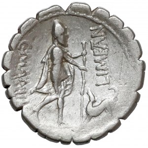 Republika, C. Mamil Limetanus C.f (82 p.n.e.) Denar Serratus
