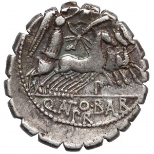 Republika, Q. Anto Balb Pr (83-82 p.n.e.) Denar Serratus