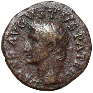 Oktawian August (27 p.n.e.-14 n.e.), Dupondius pośmiertny wybity za panowania Tyberiusza (14-37 n.e.)
