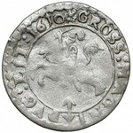 Zygmunt III Waza, Grosz Wilno 1610 - D odwrócone - b.rzadki