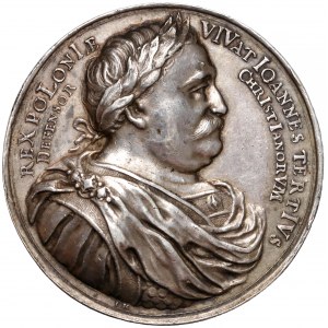 Jan III Sobieski, Medal 1686 - Para Królewska - bardzo rzadki