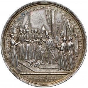 August III Sas, Medal koronacyjny 1734 r.