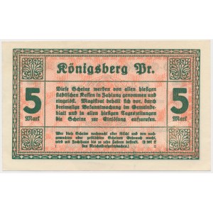 Konigsberg i.Pr.(Królewiec), 5 mk 1918