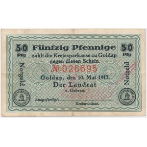 Goldap (Gołdap), 50 pfg 1917