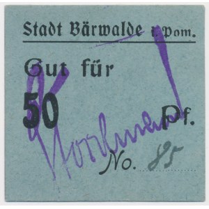 Barwalde (Barwice), 50 pf (1921)