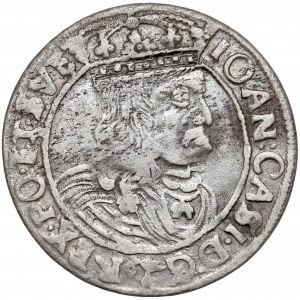 Jan II Kazimierz, Szóstak Lwów 1662 GBA - CASI... PO - rzadki