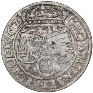 Jan II Kazimierz, Szóstak Lwów 1662 GBA - CASI... PO - rzadki