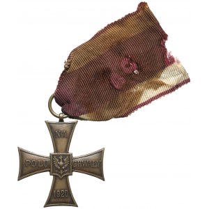Krzyż Walecznych - Knedler 36 mm, nadaniowy