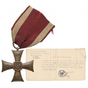 Krzyż Walecznych 1944 - Knedler 36mm