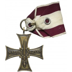 Krzyż Walecznych 1920 - z legitymacją