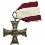 Krzyż Walecznych 1920 - z legitymacją