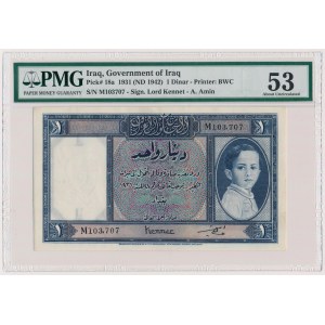 Irak, 1 Dinar 1931 (1942)