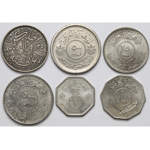 Iraq, Set of coins (6pcs)