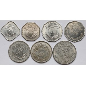 Irak, zestaw monet (7szt)